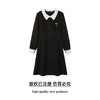 大码娃娃领波点连衣裙女胖妹妹复古赫本风小黑裙秋冬A字裙9954853940 商品缩略图0