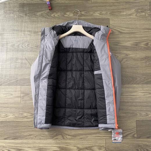 猛犸象撞色拉链机能户外防风防泼水轻量化P棉保暖棉服 商品图2