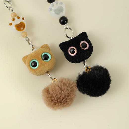 创意毛绒玲珑猫咪对装挂件纪念日百货门店同款166744026 商品图4