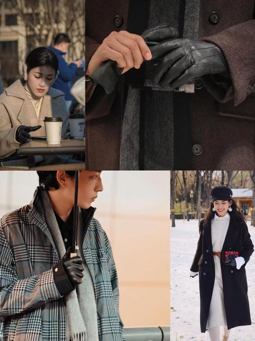 高端可触屏意纳帕革手套 商品图6