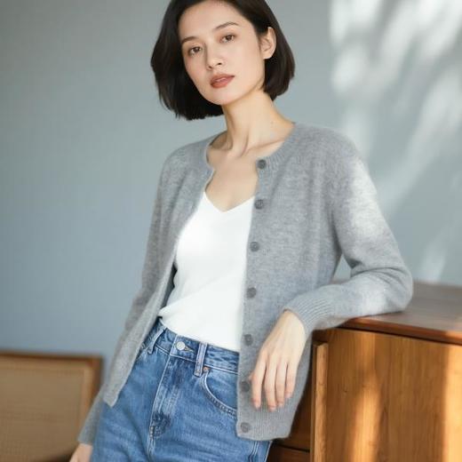 狂野橘子男女款纯羊毛衫丨连续推荐4年，多种款式：圆领、V领、半高领、开衫可选，多色可选，S-3XL（90-185斤可穿） 商品图11