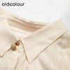 oldcolour欧珂夏季时尚简约宽松休闲纯色短袖衬衫女HO26011459 商品缩略图2