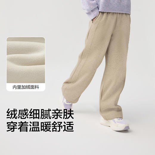 巴拉巴拉童装女童加绒直筒儿童裤子2025冬装新款保暖 商品图3