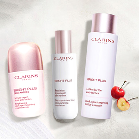 【牛奶光芒套盒 实力淡斑 清透白皙】法国CLARINS娇韵诗牛奶水乳小瓷瓶三件套（牛奶水200ml+小瓷瓶50ml+牛奶乳75ml）新期效