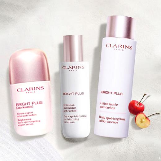 【牛奶光芒套盒 实力淡斑 清透白皙】法国CLARINS娇韵诗牛奶水乳小瓷瓶三件套（牛奶水200ml+小瓷瓶50ml+牛奶乳75ml）新期效 商品图0
