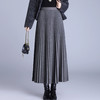 「自」全新升级【铂金会员146/天猫189/差价43】(01532)洛诗琳气质通勤百褶裙2025秋冬新款高腰韩版百搭A字半身裙 商品缩略图0