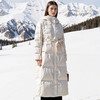 EITIE爱特爱加厚保暖长款收腰连帽鹅绒显瘦2025冬季新款羽绒服D2511909X 商品缩略图10
