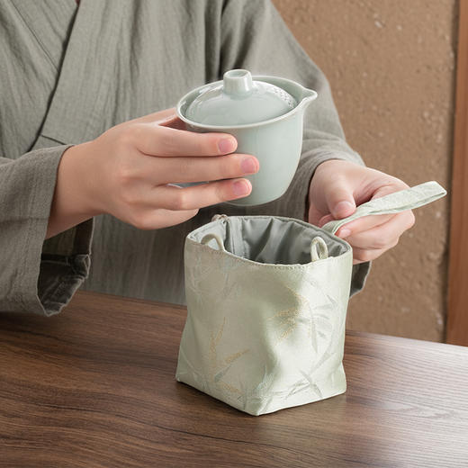 竹迹便携茶具礼盒 商品图2