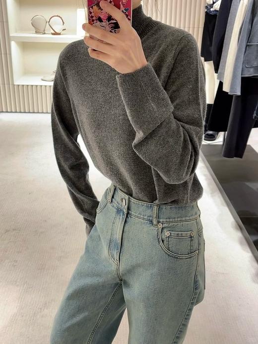 【高品质私服】【IC粗纺羊绒高领套头针织衫】色泽自然柔和，条干均匀，纹路清晰，绒面丰富G1126-CC【无标出货 介意慎拍】 商品图2