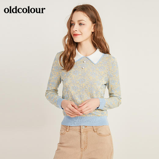 oldcolour欧珂秋冬设计感时尚休闲通勤短款套头衫女GM41052902 商品图2