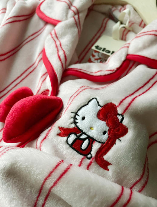 野兽派HelloKitty珊瑚绒家居服睡衣1029 商品图0