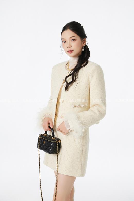 【门店同款】ENJOY冬季“相聚时刻”袖口毛毛羽绒小香套装 167696919 商品图2