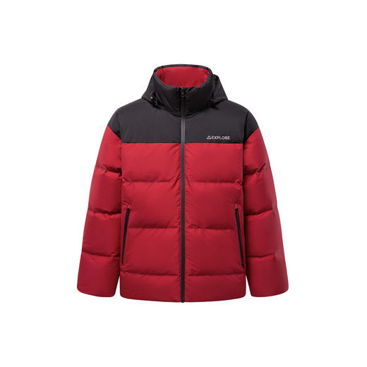 森马羽绒服男防风防水冬季新款宽松连帽鹅绒服厚款面包服外套 商品图4