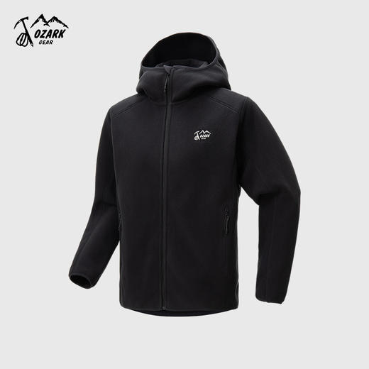 OZARK奥索卡男款连帽抓绒开衫夹克OAGMT540605 商品图0