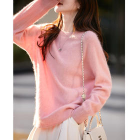 小禾同款 avann澳洲羊绒一线无缝美丽诺羊毛拉绒毛衫  圆领/V领/半高领（爆单7天内发货）