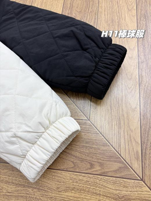 D110428轻暖羊毛夹层保暖棒球服女士夹克外套 商品图12