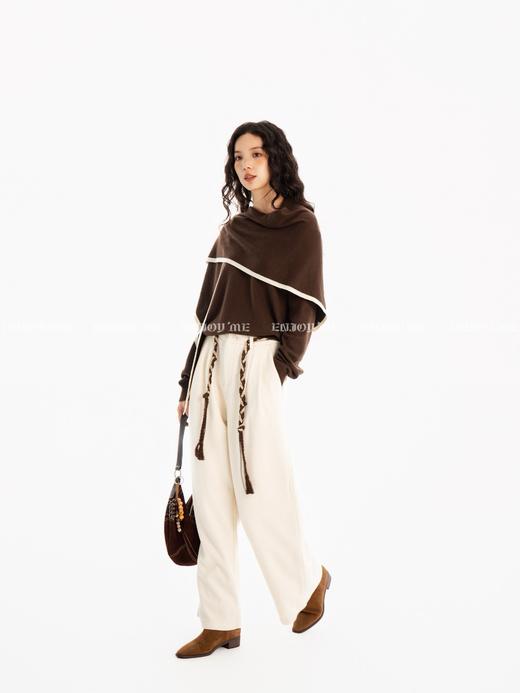 【门店同款】ENJOY冬季“游牧漫寻”披肩针织衫 167296165 商品图5