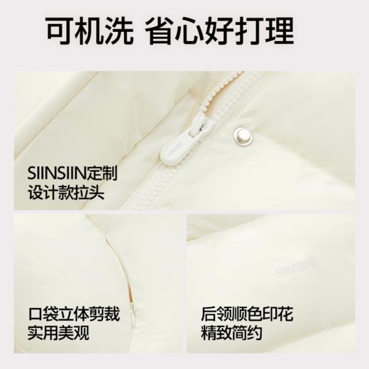 SIINSIIN短款休闲棉服外套女士2025新款保暖宽松棉袄短款加厚版冬装棉上衣 商品图2