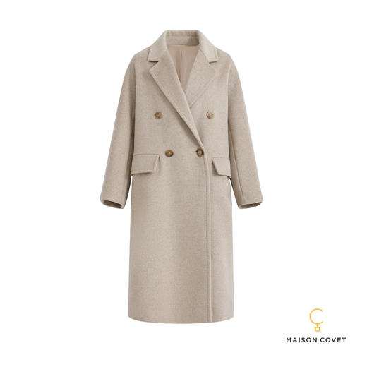 MAISON COVET 双排扣落肩大衣 商品图1