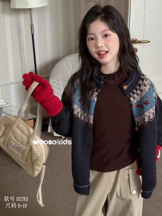 双11年度狂欢!！🍂秋天也可以有彩虹色🌈打翻秋日调色盘｜是色彩叠穿的快乐🎨📝 「吉米故事秋冬中大童设计感毛衣裤子合集系列」全是王炸款!! 商品图3