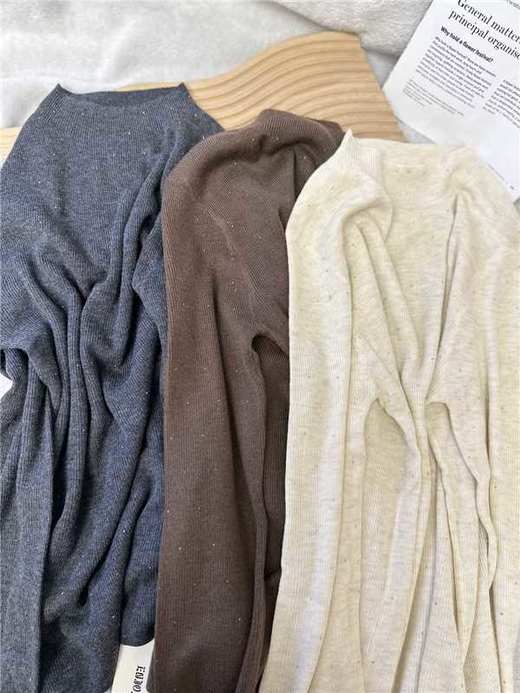 【门店同款】ENJOY冬季碎钻中领打底 166993364 商品图10