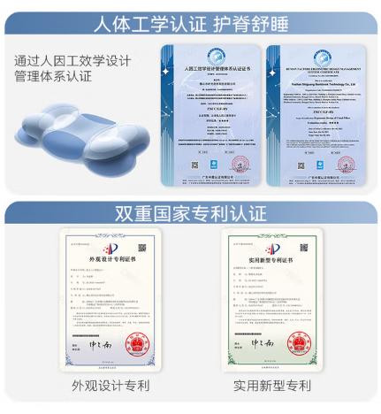 时光存折儿童护脊云朵枕头（T0,T1,T2) 商品图2