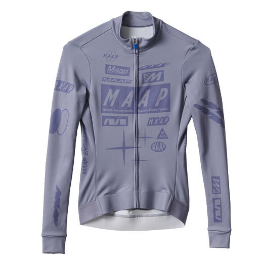 MAAP 女士 Drome 系列 加绒长袖骑行服 闪银紫 商品图4