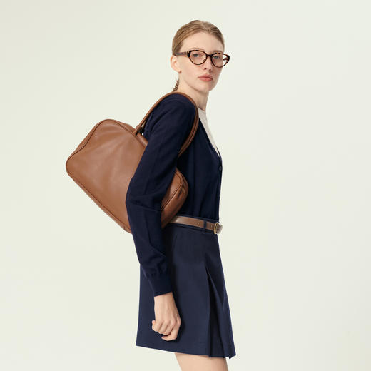 【特惠不退货】伊芙丽女士V领舒适毛衣/针织衫1FA232471 商品图3