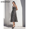oldcolour夏季新款气质减龄中长款碎花吊带连衣裙女GP31104003 商品缩略图3