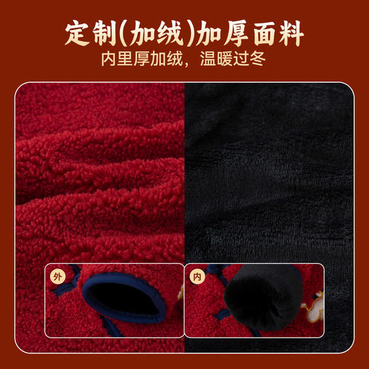 嘟嘟家儿童拜年服男童外套女童上衣冬季新年装童装 商品图3