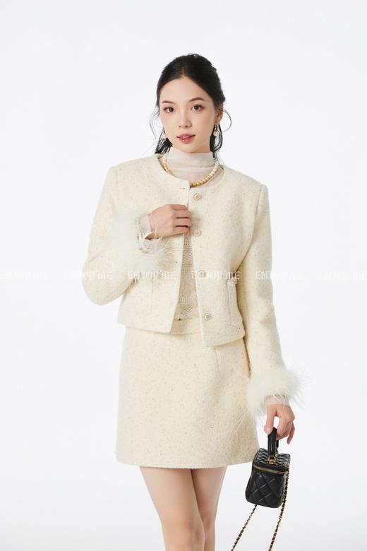 【门店同款】ENJOY冬季“相聚时刻”袖口毛毛羽绒小香套装 167696919 商品图1