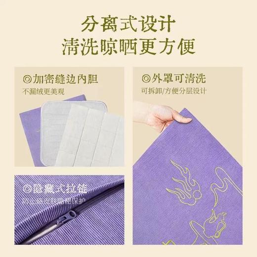 暖养呵护全身【真不二 灵芝南沙参热敷垫】🔮冬天和咳嗽&寒浊说拜拜👋名贵深山本草+三年珍稀陈黔艾！更适合养生人群使用的艾灸垫 商品图2