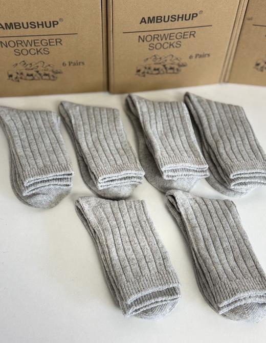 AMBU&SHUP男士羊毛袜套装 商品图10