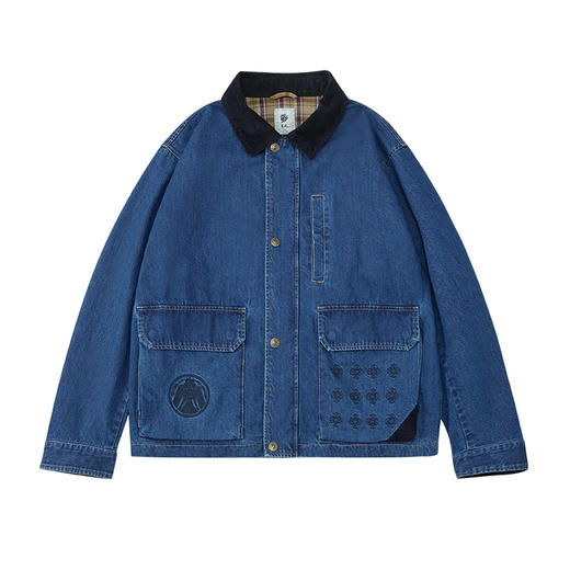 ONIARAI/鬼洗25秋冬新品灯芯绒领金乌神鸟夹克外套男式 B340223 商品图4