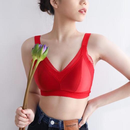狂野橘子·轻法式内衣 | 光泽感缎面，柔软支撑承托【72h发货】 商品图5