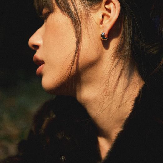 【赵露思张碧晨同款】alodia.co 品牌直发 月河耳钉 简约百搭小众长期主义氛围感 商品图2