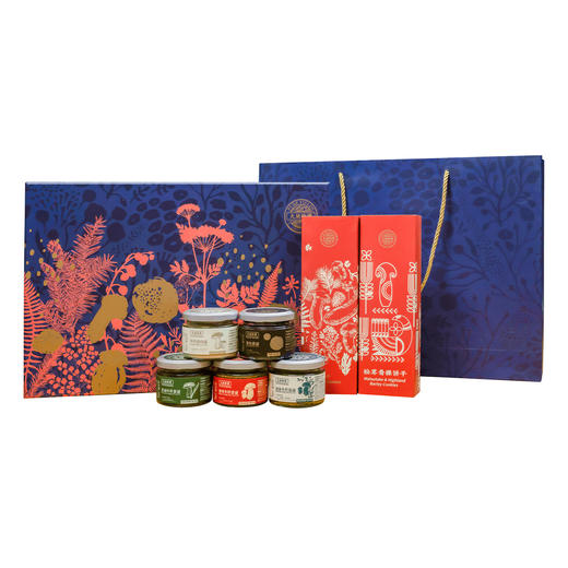 大地物源 【远山菌语】限定礼盒牛肝菌涂抹酱黑松露酱松茸饼干组合 商品图9