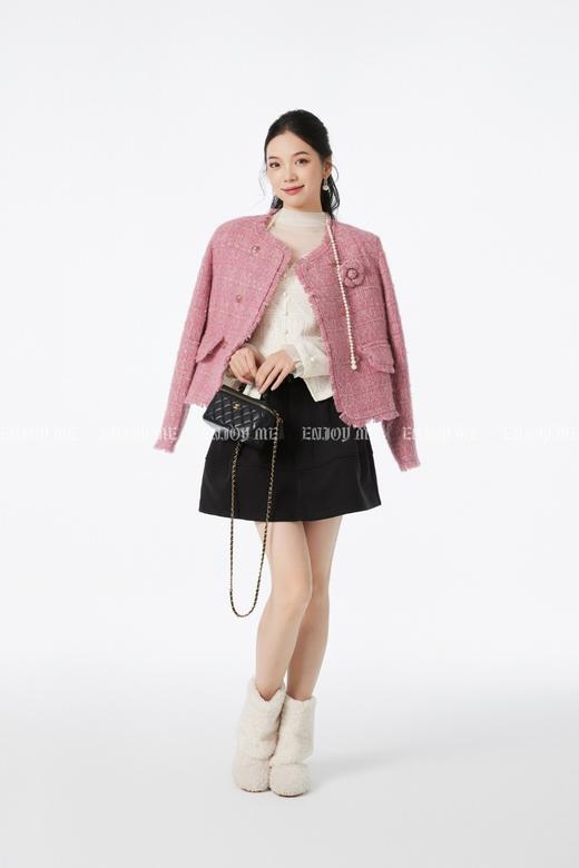 【门店同款】ENJOY冬季“暖冬软糖”干枯玫瑰小香外套 167595894 商品图6