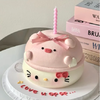 微加高kitty/猪/兔/汉堡卡通蛋糕-低糖处理无添加 商品缩略图2