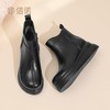 信诺真皮妈妈鞋女厚底增高短靴切尔西靴2025冬季新款加绒加厚棉鞋X5M155-269Z 商品缩略图7
