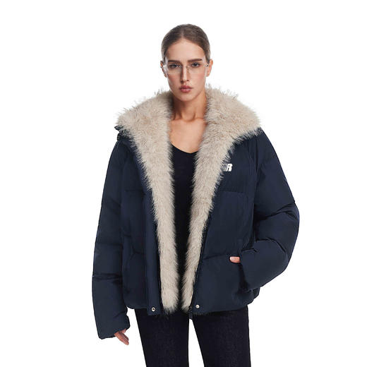 FDR官方店 可拆卸毛领座山雕外套男2025巨好看的羽绒服女款冬季 商品图3