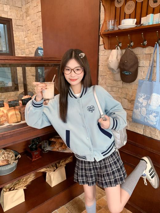 【269元任选2件】现货！成本巨贵，拍下包赚！水蓝色棒球外套 商品图12