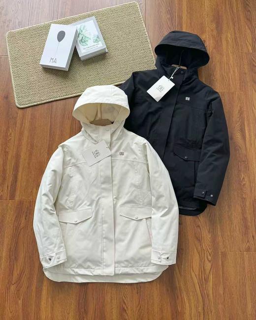 D110406秋冬必入款羽绒三合一内胆防风外套防泼水夹克户外冲锋衣 商品图0