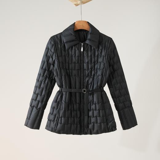 西子/冰上恋人90鸭绒异形绗缝气质短款收腰羽绒服/YRYF0342 商品图3