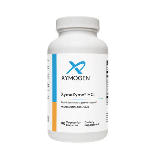 【效期至27年8月】甜菜碱消化酶胶囊 XymoZyme® HCL 90 Capsules XYMOGEN 90粒/瓶 商品图0