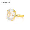 GAONAS  经典贵气臻奢13ct金色戒指11712JGO 商品缩略图2