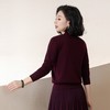 西子/胭脂醉羊毛V领飘带钉珠领结针织衫/MSTJ0713 商品缩略图2