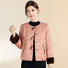 妈妈装洋气花色羊绒外套加厚绵，羊毛保暖上衣女装国风中式外套QYM-YIYI-CS25D111-Y 商品缩略图0