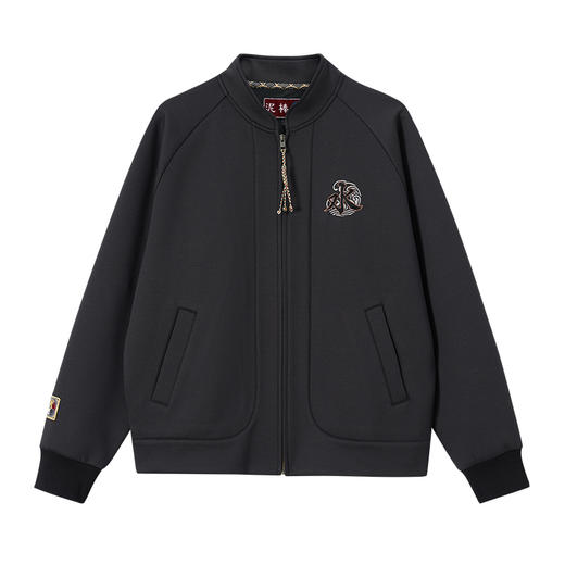 ONIARAI/鬼洗25秋冬泥棒蓝五运色玄龙刺绣开衫卫衣男式 N340233 商品图3