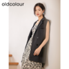 oldcolour夏季新款黑色高级感时尚通勤简约西装马甲女HQ210301A1 商品缩略图1